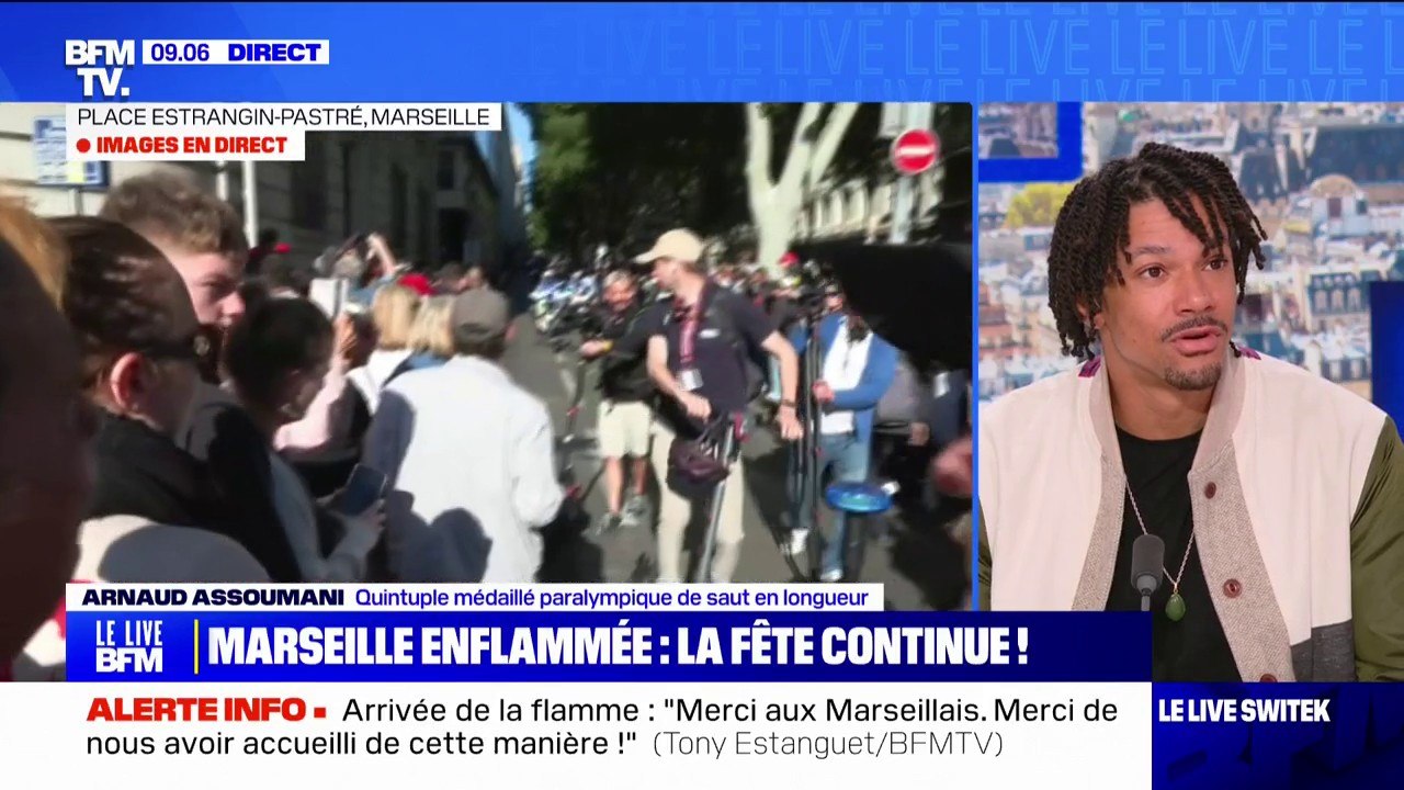Arnaud Assoumani (quintuple médaillé paralympique de saut en longueur): "Autant d'émotions, c'est ce qu'on souhaite créer en tant qu'athlète olympique"