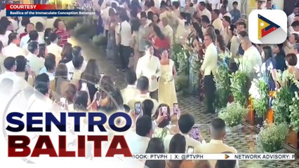 PBBM at First Lady Liza Marcos, dumalo sa kasal ni Batangas Gov. Mandanas