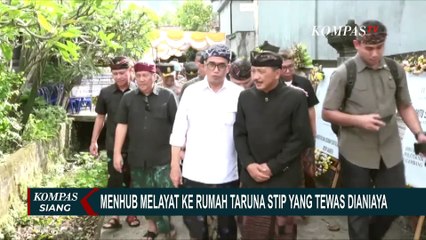 Melayat ke Rumah Duka Taruna Korban Penganiayaan Senior, Menhub Budi Janji Evaluasi STIP