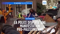 Pays-Bas : affrontements entre policiers et manifestants lors d'une mobilisation en soutien à Gaza