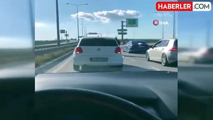 Bursa'da düğün konvoyu trafiği durdurdu