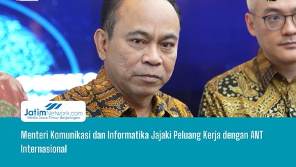 Menteri Komunikasi dan Informatika Jajaki Peluang Kerja dengan ANT International