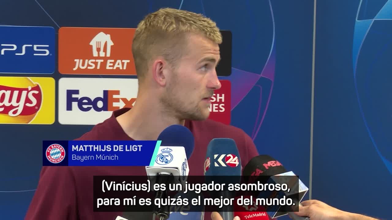 De Ligt lo tiene muy claro: "Vinicius es el mejor del mundo"