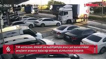 Facia TIR şoförünün ustalığı sayesinde önlendi