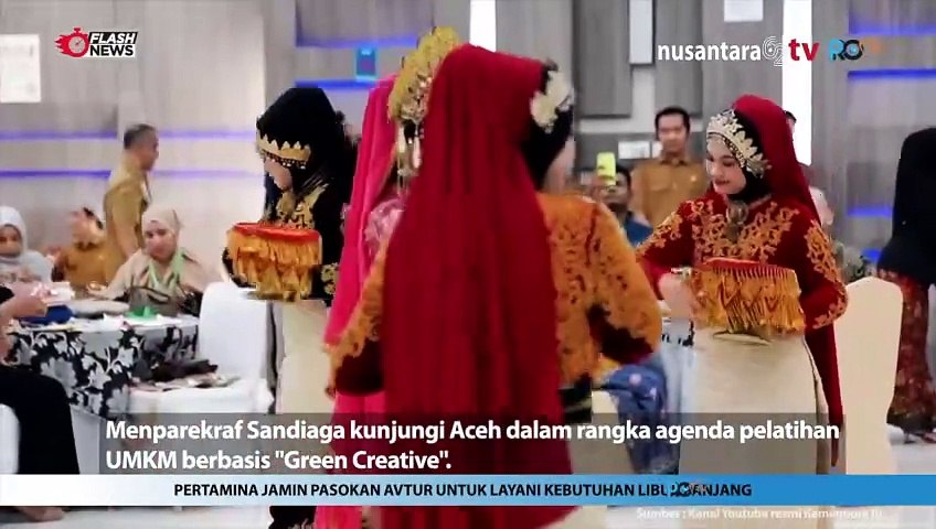 Menparekraf Kembangkan "Green Creative" Potensi Ekonomi Baru Aceh