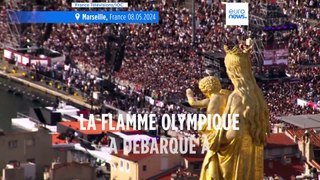 Le relais de la flamme olympique est lancé à Marseille