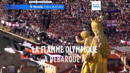 Le relais de la flamme olympique est lancé à Marseille