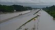 Person Documents Flooding of Roads in Texas