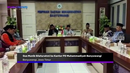 Silaturahmi ke Kantor PD Muhammadiyah Banyuwangi, Gus Munib Minta Doa Kepada Para Ulama dan Pengurus Muhammadiyah Ini Pesan yang Disampaikan