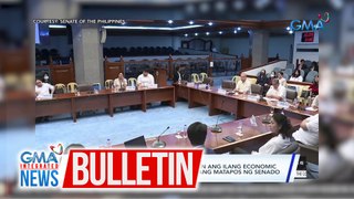 Pagdinig sa RBH6 na layong amyendahan ang ilang Economic Provisions ng Konstitusyon, malapit nang matapos sa Senado | GMA Integrated News Bulletin