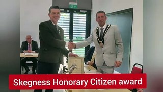 RNLI volunteer becomes Skegness Honorary Citizen
