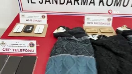 Görüntülü ve sesli elektronik düzenekli kıyafetle ehliyet sınavına jandarma darbesi