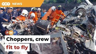 Choppers, pilots and crew in Lumut crash were fit to fly, report finds