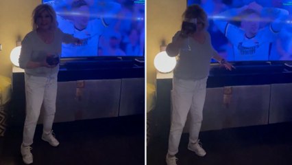 Terelu celebra la final del Real Madrid con un 'copazo' "más grande que la Champions"
