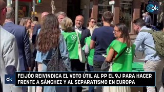 Feijóo reivindica el voto útil al PP el 9J para hacer frente a Sánchez y al separatismo en Europa
