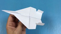 Avion en papier LÉGER F 15 Comment fabriquer un superbe avion militaire en papier qui vole beau