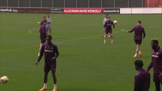 Leverkusen train ahead of Europa League semi-final second leg vs Roma