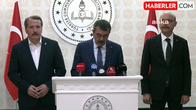 Milli Eğitim Bakanı, Eğitim Sendikalarıyla 'Eğitimde Şiddet' Konusunda Toplantı Yaptı