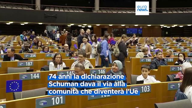 L'Ue celebra i 74 anni della dichiarazione Schuman: la Giornata dell'Europa a un mese dalle elezioni