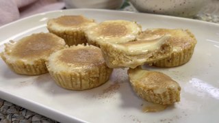 Tartaletas de galleta y natillas - Cocina Fácil