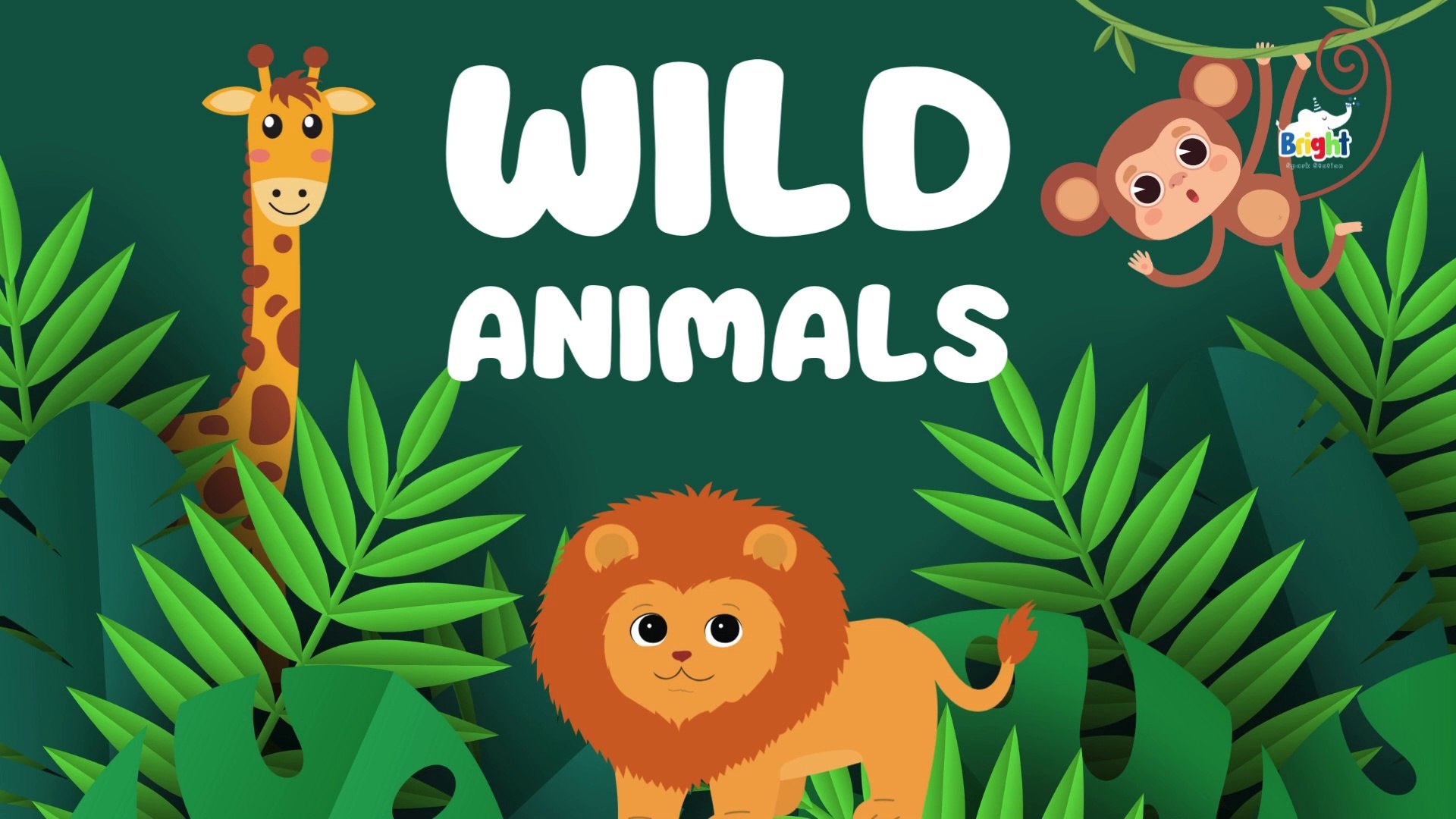 ⁣Animals Names For kids and Toddlers | Wild Animals , Farm Animals and Sea Animals | Kids Vocabulary