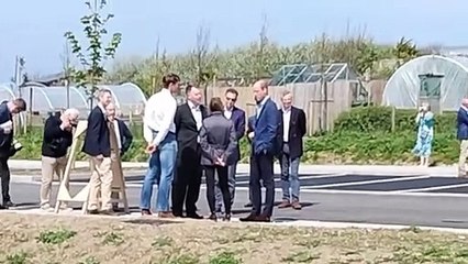 Prince William in Newquay