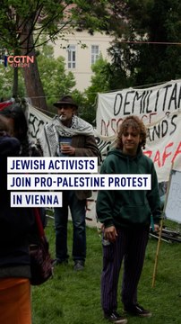 Jewish activists join pro-Palestine protest in Vienna