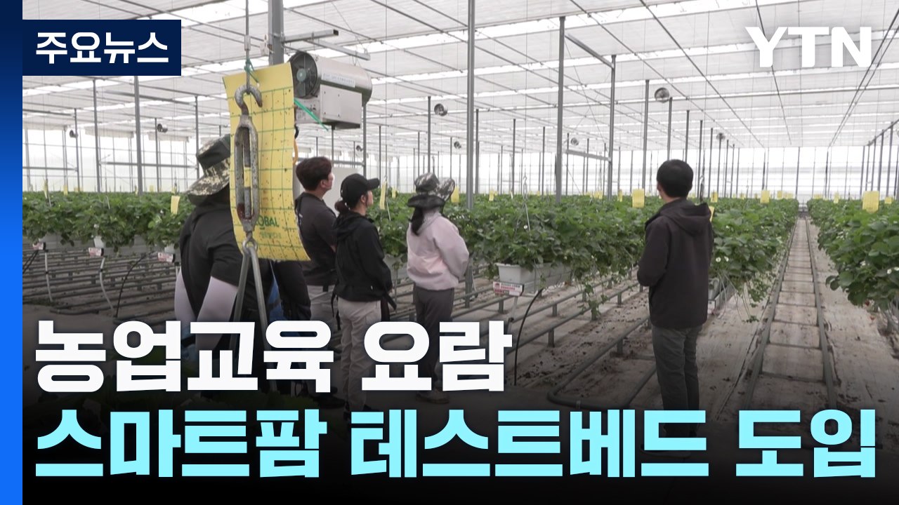 [녹색] "농사도 스마트하게"...농업교육 요람 '스마트팜 테스트베드' / YTN