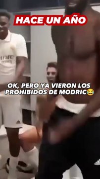 El momentazo de Rüdiger acordándose del baile viral de Modric