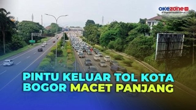 Libur Panjang, Ribuan Kendaraan Padati Pintu Keluar Tol Kota Bogor