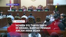 Suara Bergetar SYL Tanya Saksi di Sidang: Pernahkah Kau Saya Paksa atau Saya Ancam!