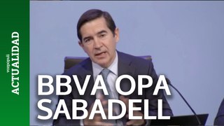 Torres explica la oferta de BBVA sobre Sabadell