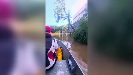 La desolazione di Porto Alegre: il video dall'elicottero della città invasa dall'acqua