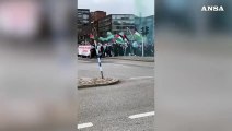 Manifestazioni pro-Palestina per le strade di Malmo