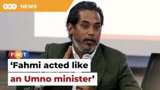 Fahmi acted ‘like Umno minister’ over press freedom index, says Khairy