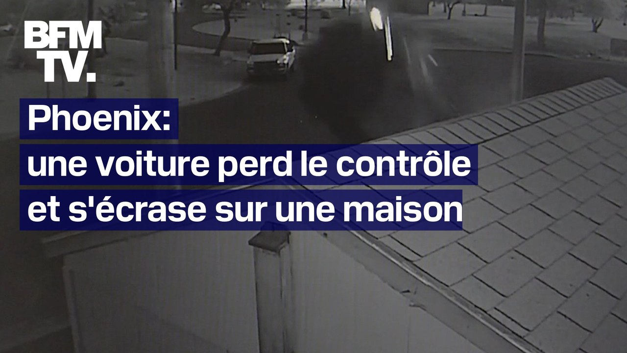 Phoenix: une voiture perd le contrôle et s'envole avant d'atterrir devant une maison