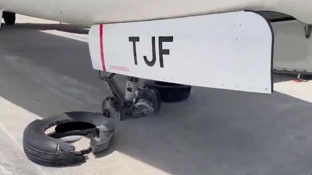 Watch: Boeing plane’s tyre in pieces after exploding during landing at Turkey airport