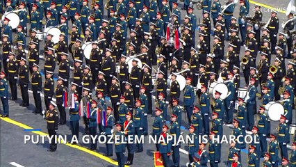 Ismét nukleáris fegyvereivel fenyegetett Putyin a Győzelem napján a Vörös téren