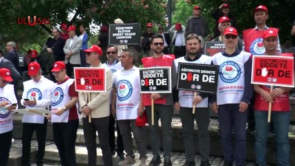 "Öğretmenler ölüyor, meclis uyuyor"