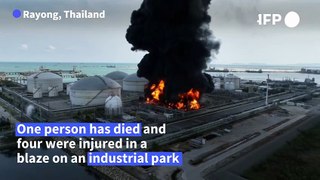Hundreds evacuate after Thai gas storage tank fire