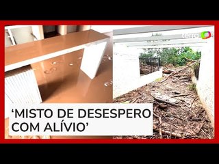 Tiktoker mostra sua casa destruída e coberta por lama após chuvas no RS