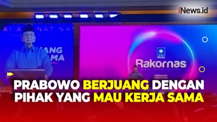 Prabowo Minta Pihak-Pihak yang Tidak Mau Kerja Sama Jangan Mengganggu Pemerintahan