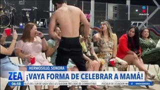 Festejan con strippers a mamás en Hermosillo, Sonora