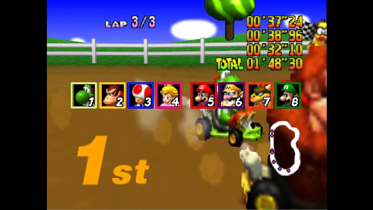 [Walkthrough] Mario Kart 64 - Partie 9 - Coupe Champignon 150cc