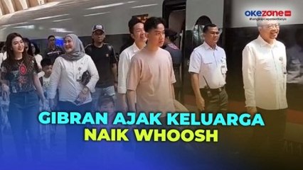 Gibran Ajak Keluarga Liburan ke Bandung dengan Kereta Cepat Whoosh