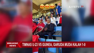 Momen PSSI, KOI dan Dubes Indonesia untuk Prancis Nonton Laga Playoff Indonesia Vs Guinea
