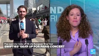 After camping outside the La Defense Arena for up to several days, Taylor Swift fans beyond excited to attend the concert