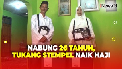 Cerita Tukang Stempel yang Berhasil Berangkat Ibadah Haji Setelah Menabung 26 Tahun
