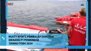 Rusty Wyatt Pembalap Debutan  Menang F1 Powerboa Danau Toba