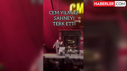 Cem Yılmaz taşkınlık çıkaran 2 seyirciye kızıp gösteriyi terk etti